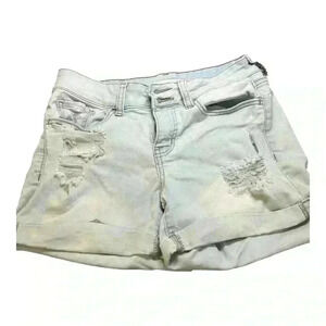 SO junior distressed denim shorts size 9